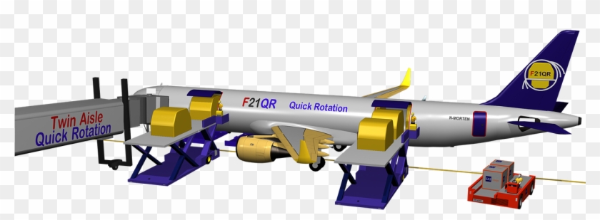 F21 Cargo - Narrow Body Aircraft Cargo Clipart