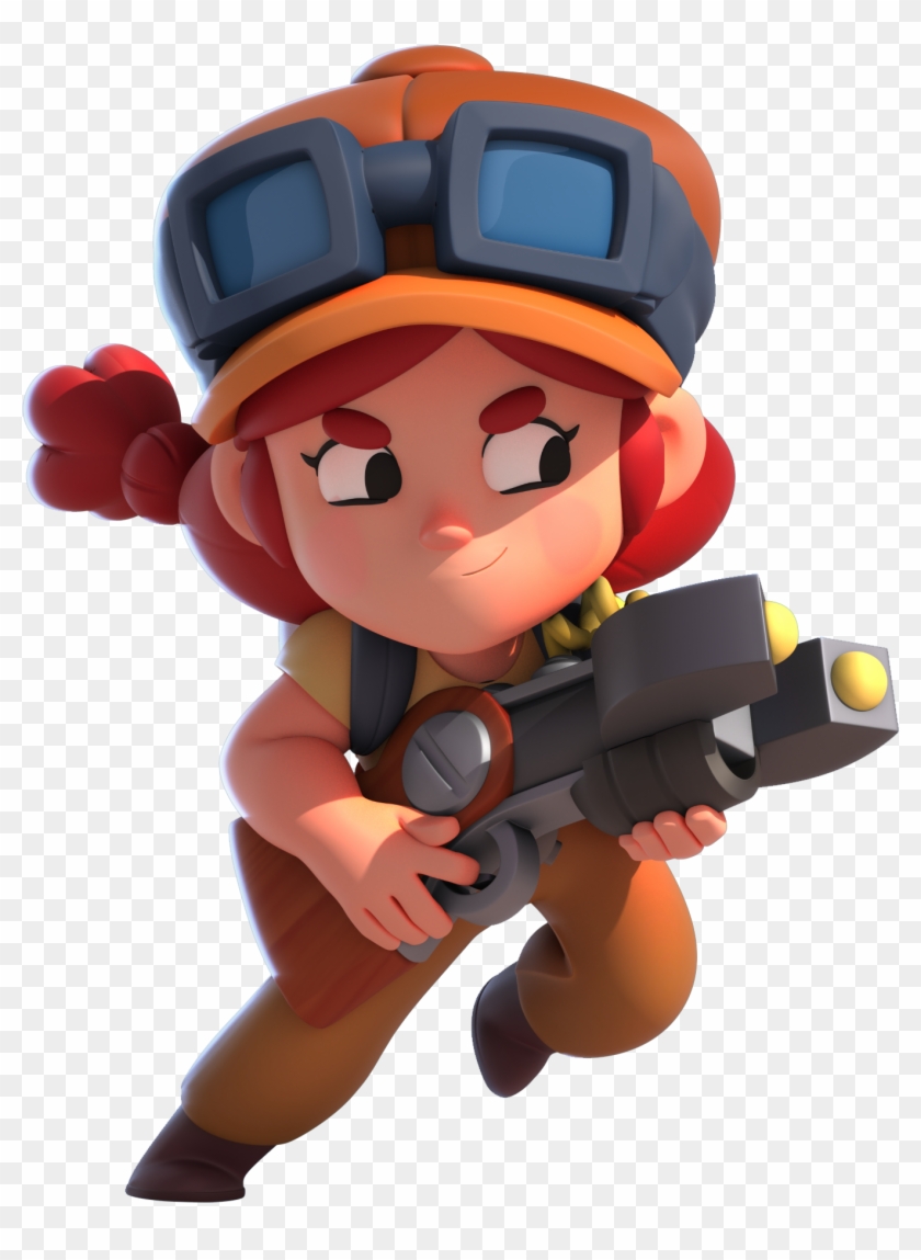 Brawlstars Jessie Brawl Stars Clipart 4880566 Pikpng