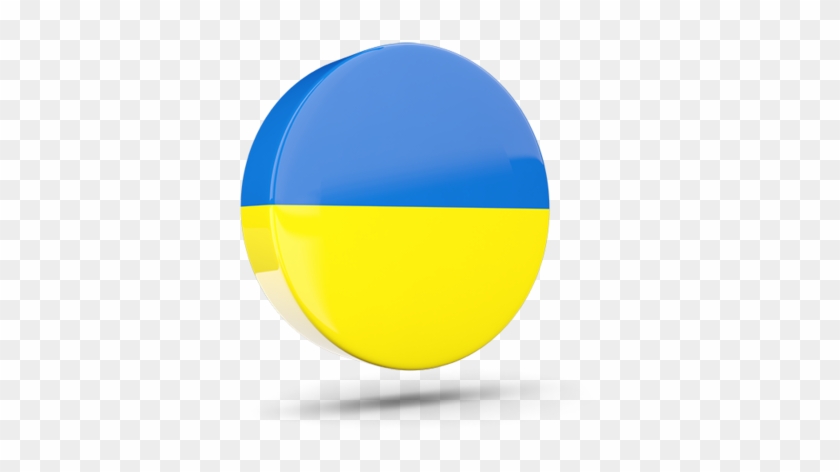 Illustration Of Flag Of Ukraine - Ukraine Icon Flag Png Clipart #4881056
