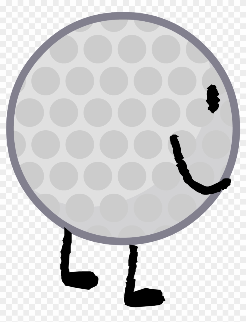 Black And White Golf Ball Png - Bfb Intro 2 Poses Clipart #4881387