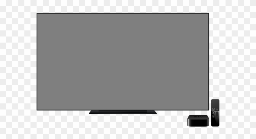 Apple Tv - Apple Tv Mockup Png Clipart #4881441