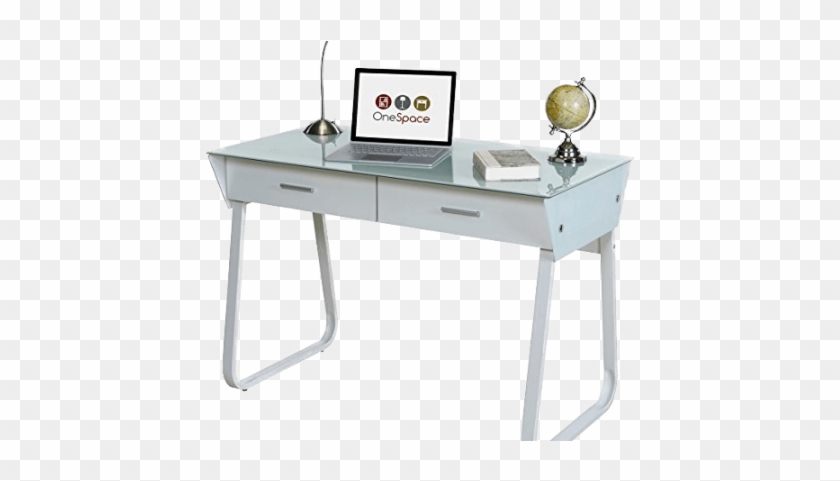 Secretary Desk Png - White Desk Table With Drawers Clipart #4881475