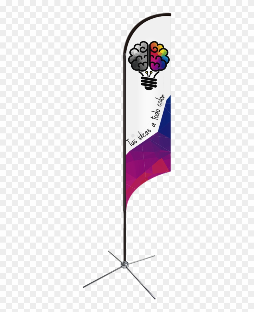 Banderola Base Cromada - Banner Clipart