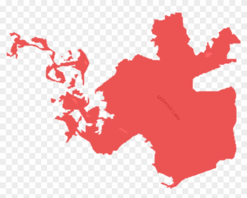 Millwood Outline - Map Clipart