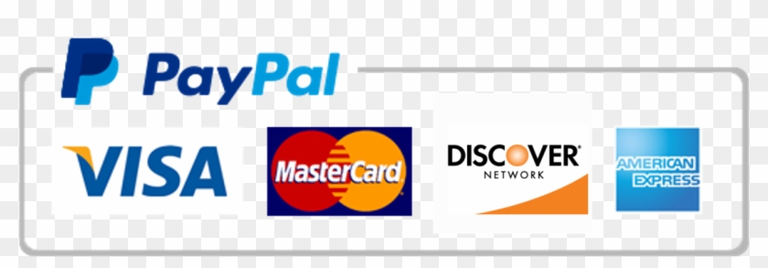 We Use Paypal As Payment Service - Credit Card Clipart #4881660