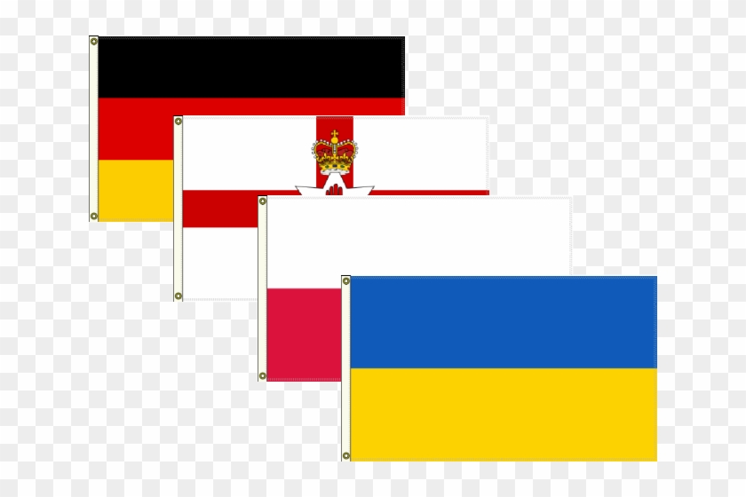 Euro 2016 Flag Pack Group C 90 X 60cm - Northern Ireland Flag Clipart #4881992