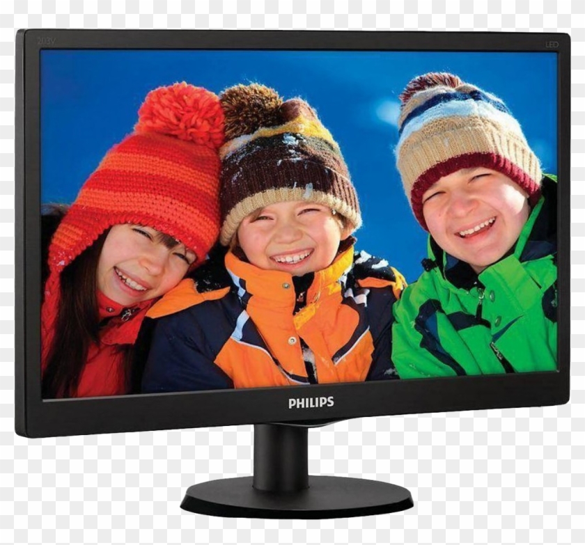 Pc Monitor - Monitor Philips Led 193v5l Clipart