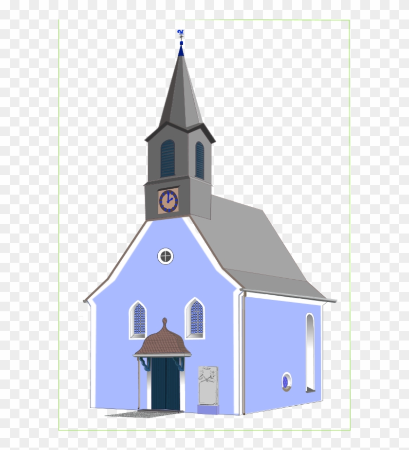 Church With No Background - Church Vector Free Download Clipart #4883103