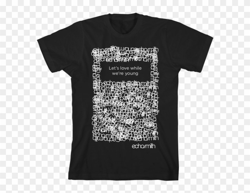 Echosmith Scribble T-shirt - Green Day Tour Shirt 2017 Clipart