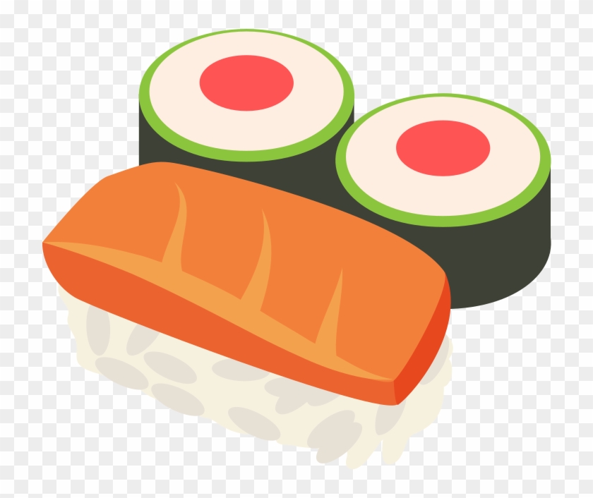 File - Emojione 1f363 - Svg - Sushi Emoji Png Clipart