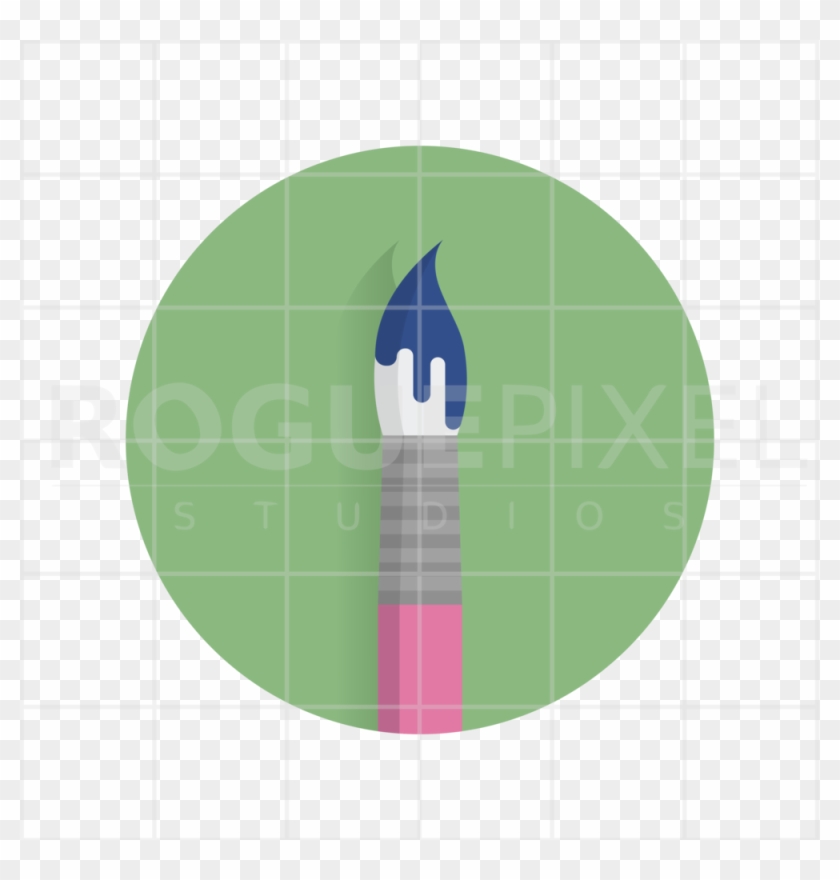 Paintbrush Wm-01 - Illustration Clipart #4885036