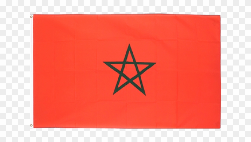Morocco Flag Clipart Drapeau Maroc - Triangle - Png Download #4885330