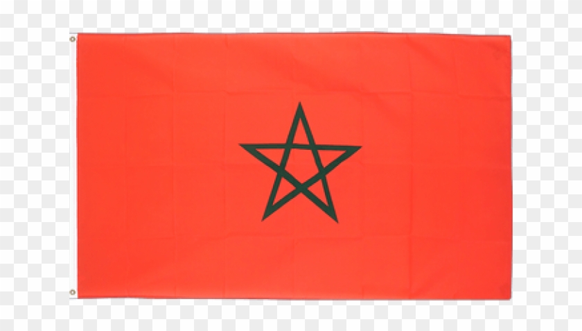 Morocco Flag Clipart Drapeau Maroc - Triangle - Png Download