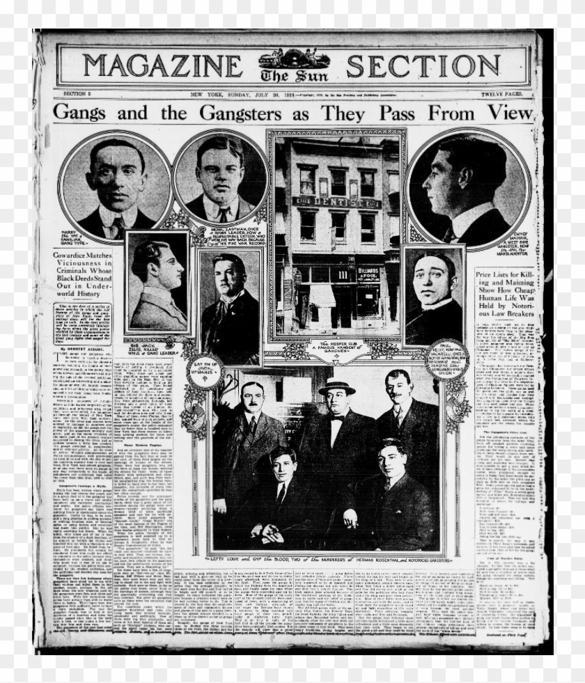 Reformers And Gangsters In American History From Antebellum - 1920 Gangsters Primary Source Clipart