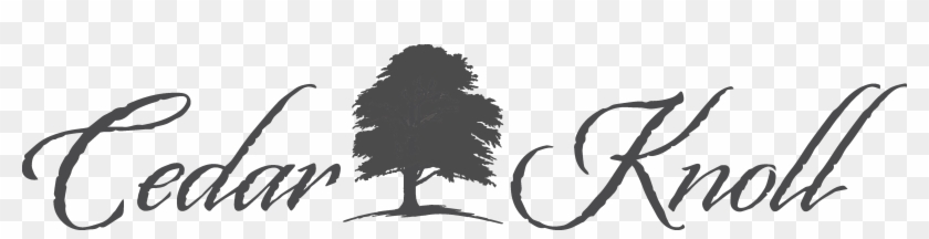 Cedar Knoll - Silhouette Clipart #4885799