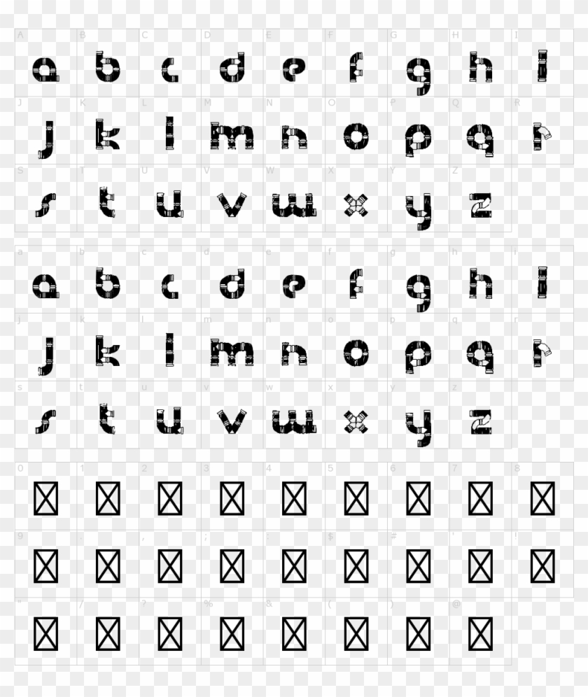 Handdrawn Pipe Font - Tipo De Letra De Marshmello Clipart