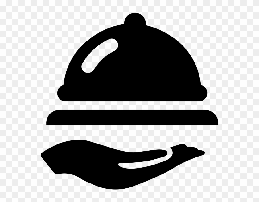 Room Service - Food Serving Icon Clipart