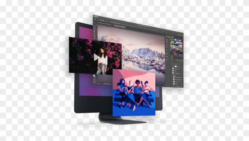Adobe Creative Cloud Graphic - Led-backlit Lcd Display Clipart