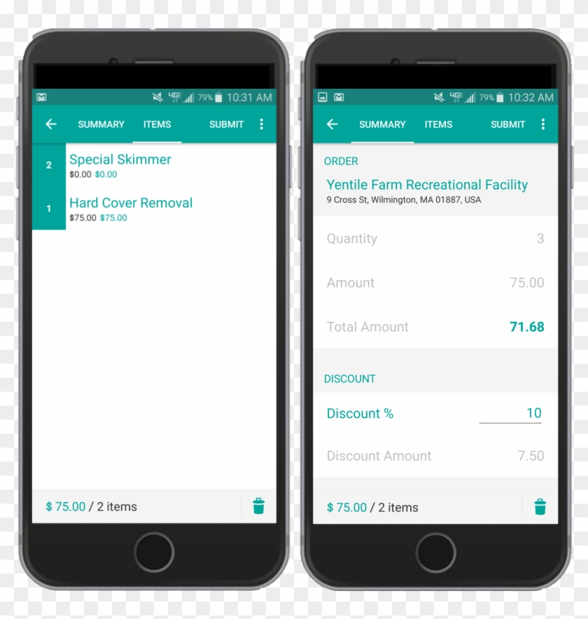 Pool Service App Invoicing Pool Service Software Invoicing - Mobile App Create Invoice Clipart