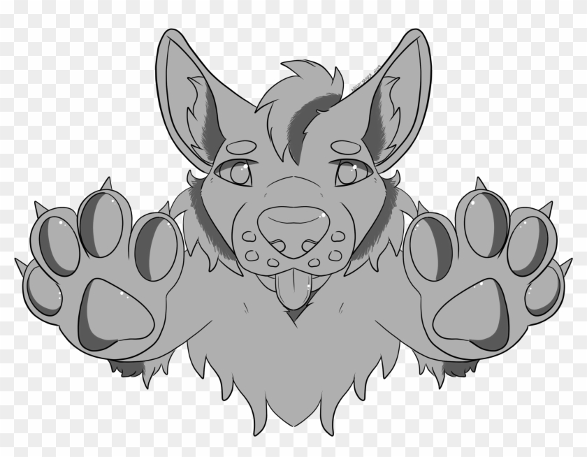 2019 Paws Lineart Clipart