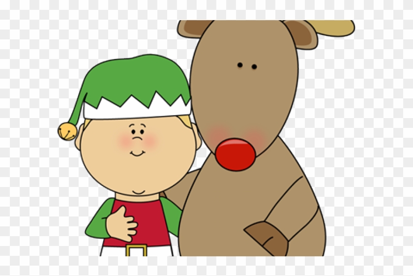 Adorable Clipart Raindeer - Sad Elf Clipart - Png Download