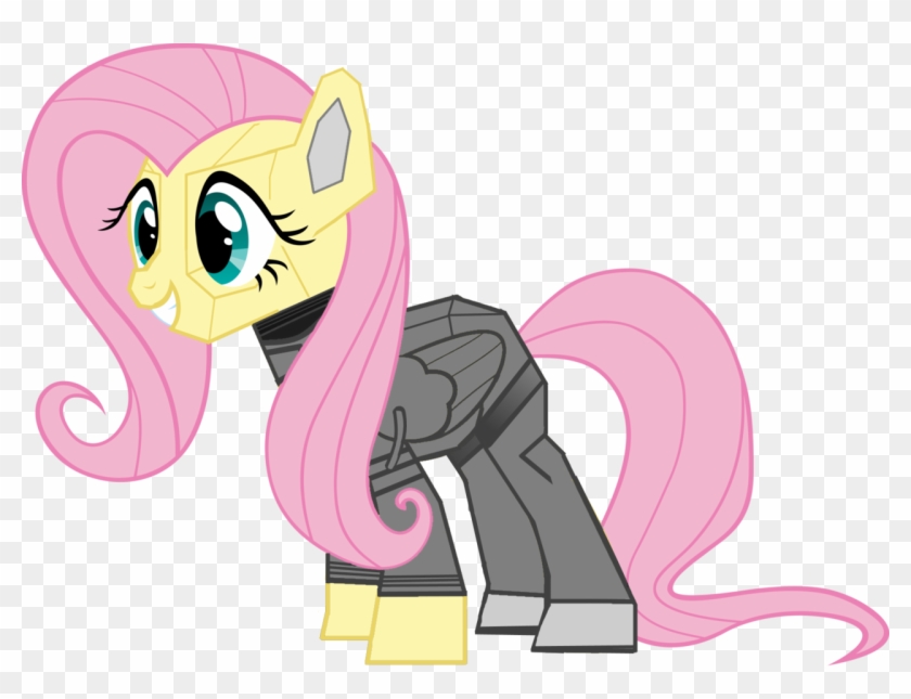 Grapefruitface1, Derpibooru Exclusive, Edit, Fluttershy, - Fluttershy As Black Widow Clipart