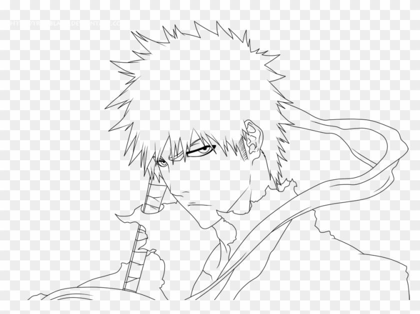 Eien No Shinigami - Line Art Clipart #4888423