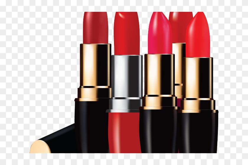 Makeup Clipart Transparent Background - Transparent Background Lipstick Clipart Png #4888584