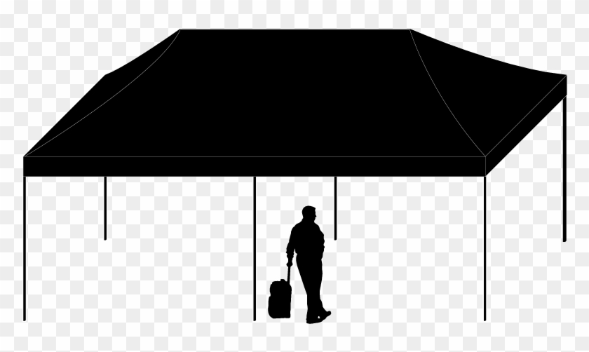 Party Tent Vector - Canopy Clipart #4889182