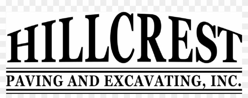 Hillcrest Paving & Excavating, Inc - Black-and-white Clipart #4889247