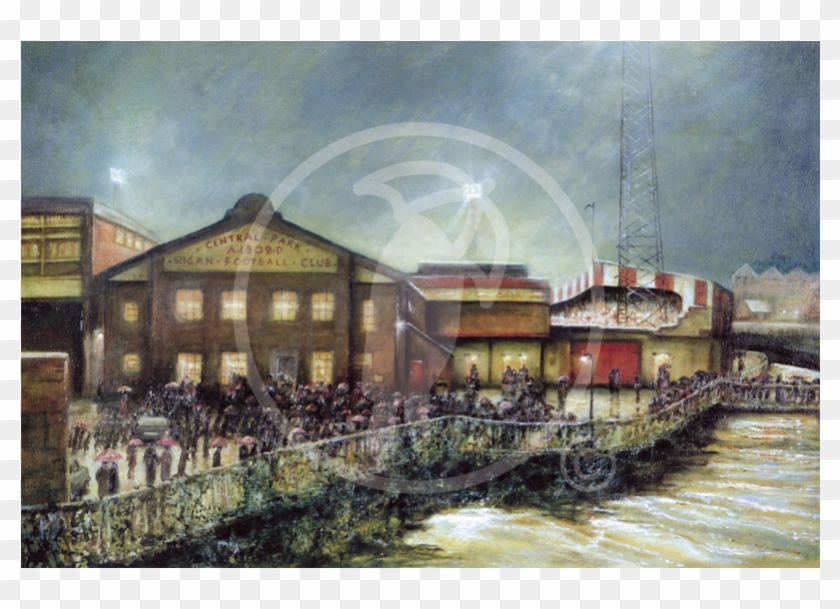 Central Park Riverside Canvas - Painting Clipart