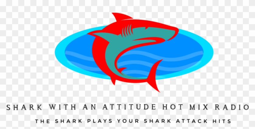 The Shark Plays Your Shark Attack Hits - Great White Shark Clipart #4889573