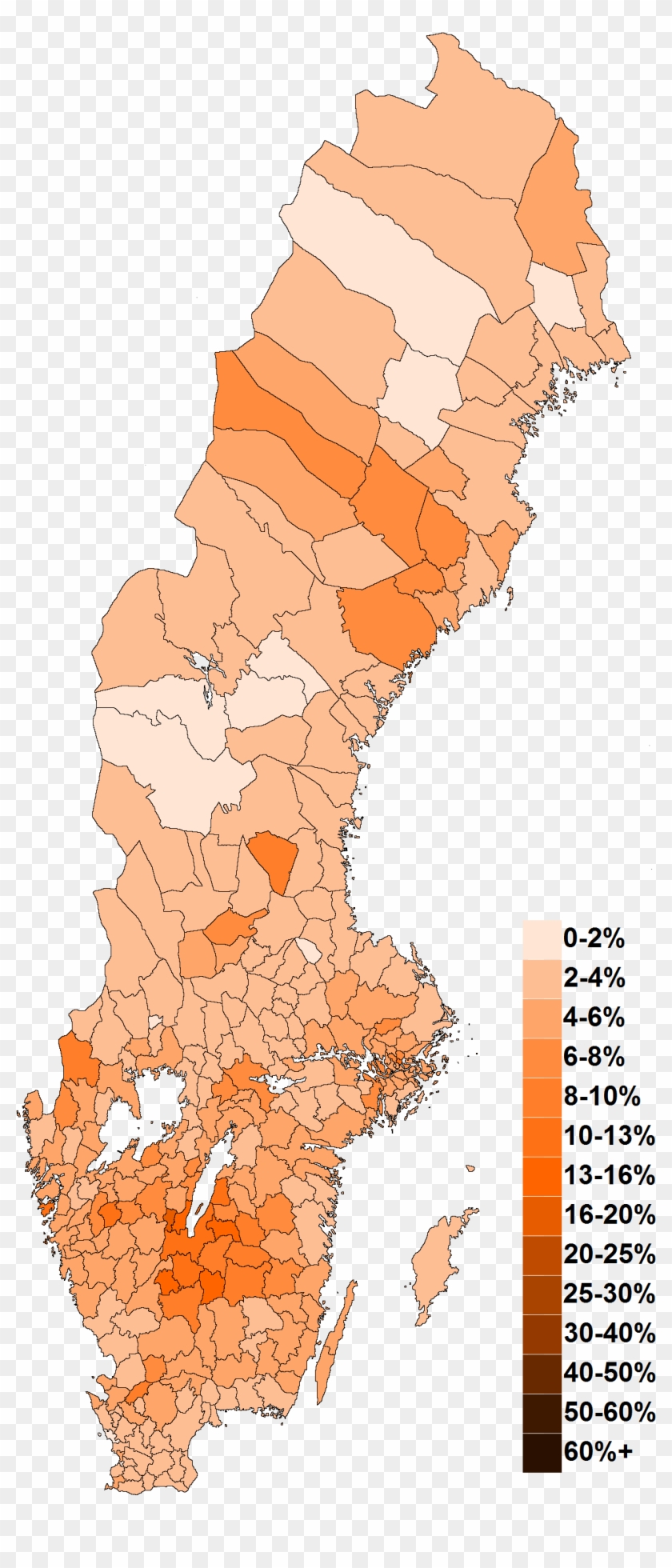 Riksdagsvalet 2014 - Valresultat 2014 Karta Clipart #4889812
