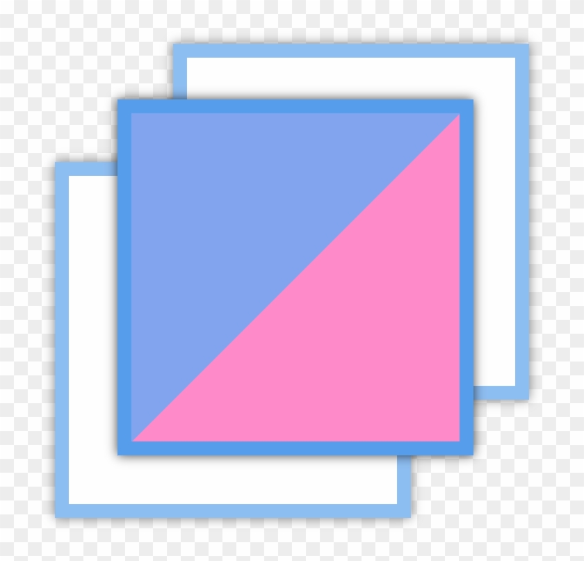 The Digital Photo Frame For Flickr - Triangle Clipart #4889938