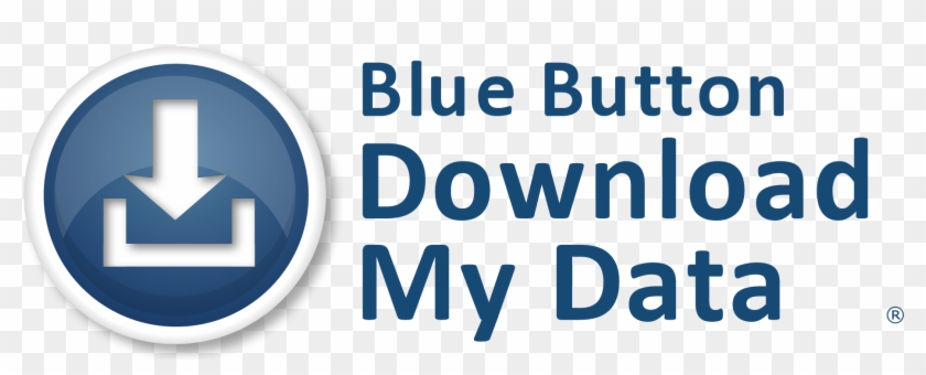 The Blue Button Logo, April2012 - Blue Button Clipart