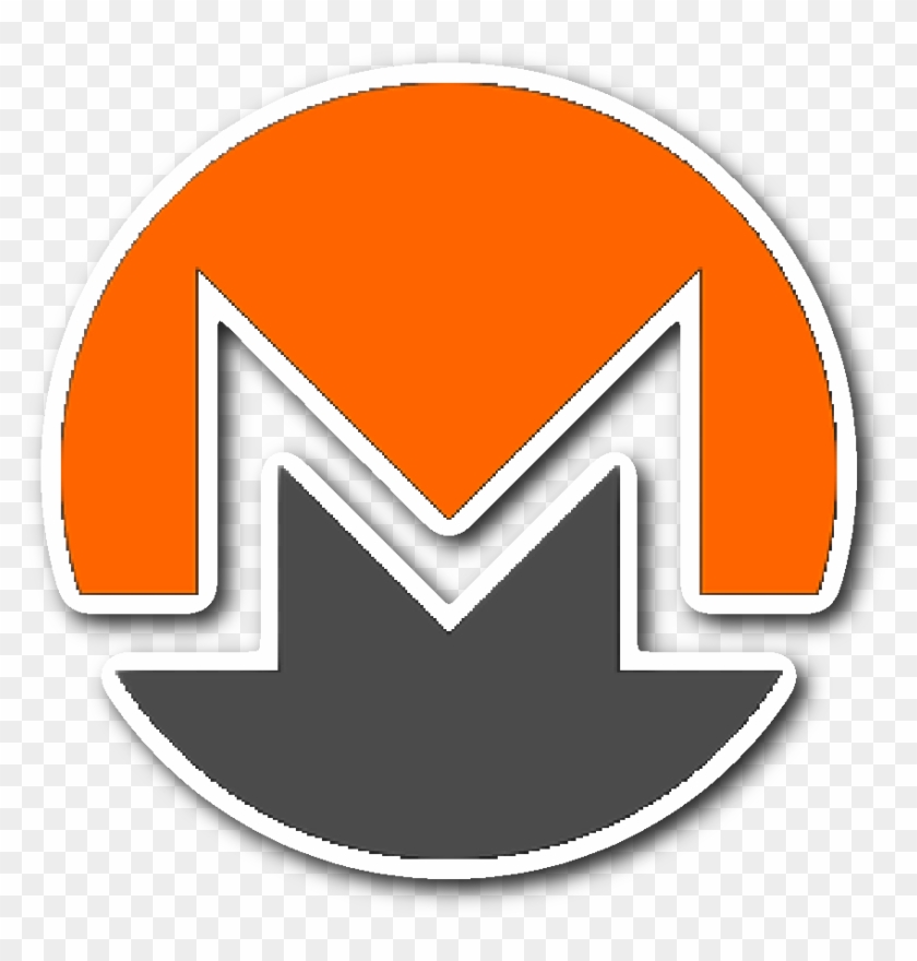 Monero Stickers - Emblem Clipart #4891292