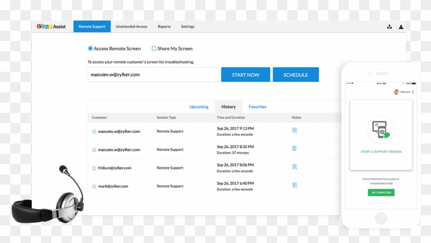 For The Longest Time, Teamviewer Has Been The Dominating - Logiciel Zoho Clipart