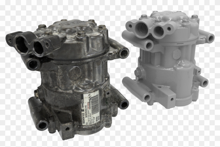 3d Scanning Car Compressor Part - 3d Scan Car Part Clipart