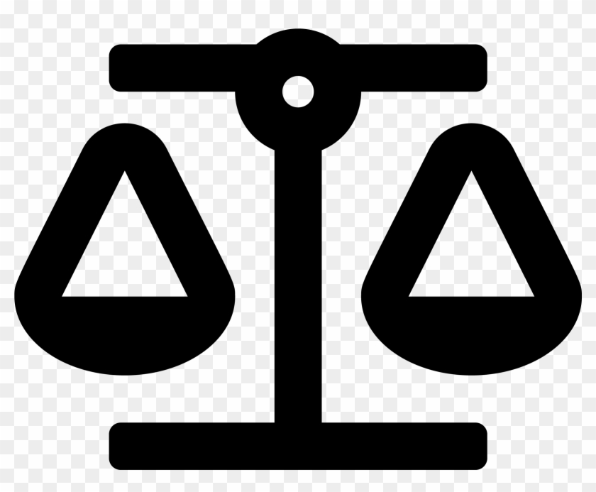 Balance Scale Font Awesome Clipart #4892222