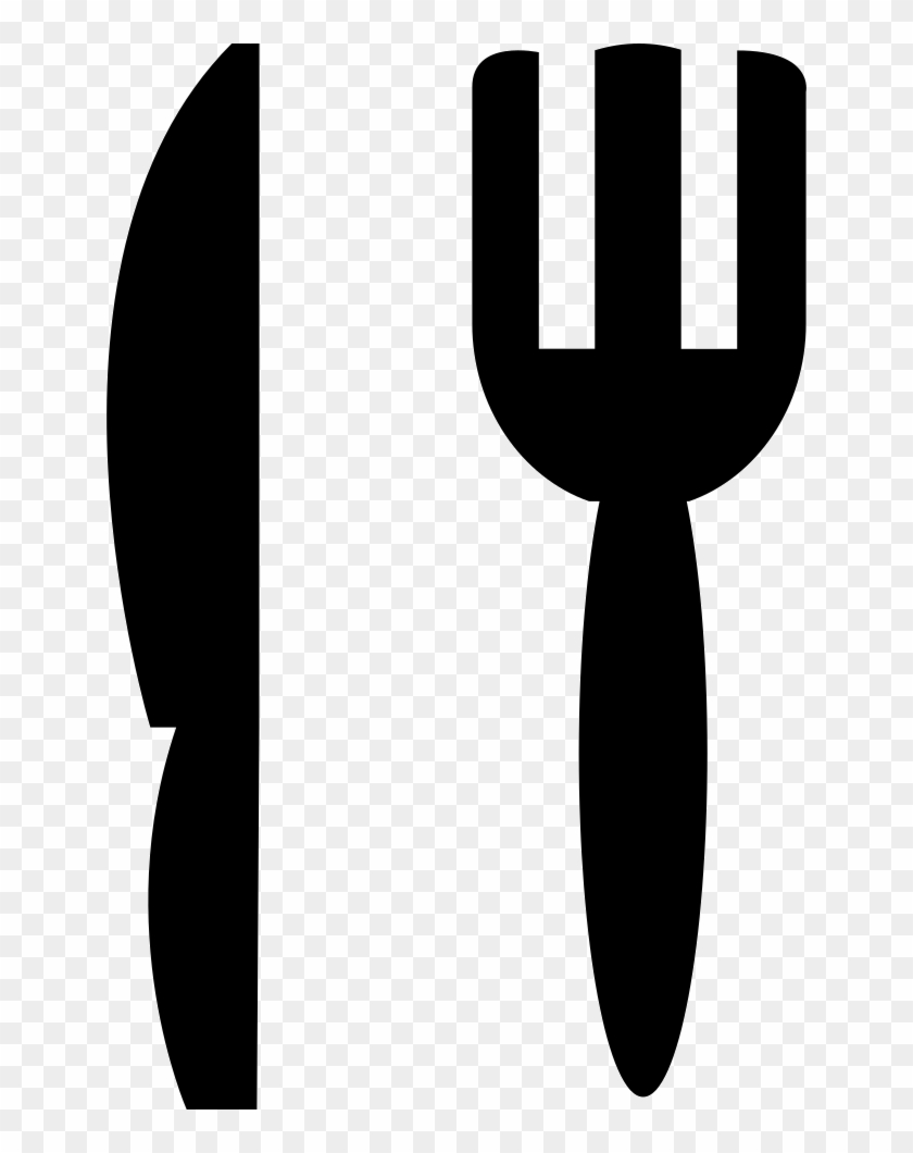 Fork And Knife Comments - Icone Lunch Clipart #4892363
