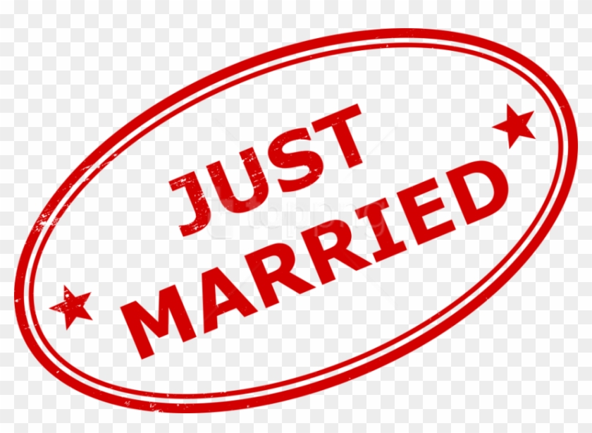 Free Png Just Married Stamp Png - Circle Clipart
