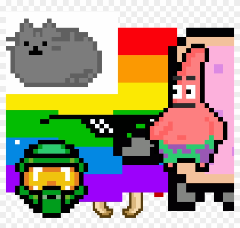 Stamps - Png Nyan Cat Clipart