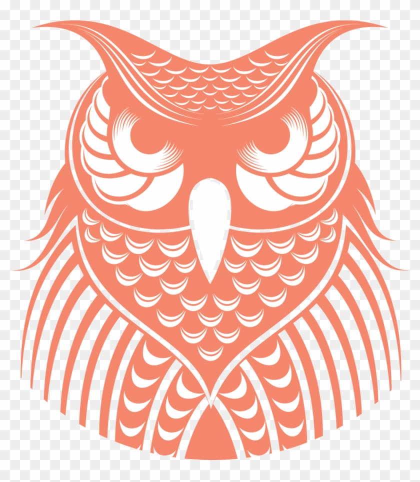 Day Owl Logo Owl Icon Pms - Owl Vector Clipart #4893025