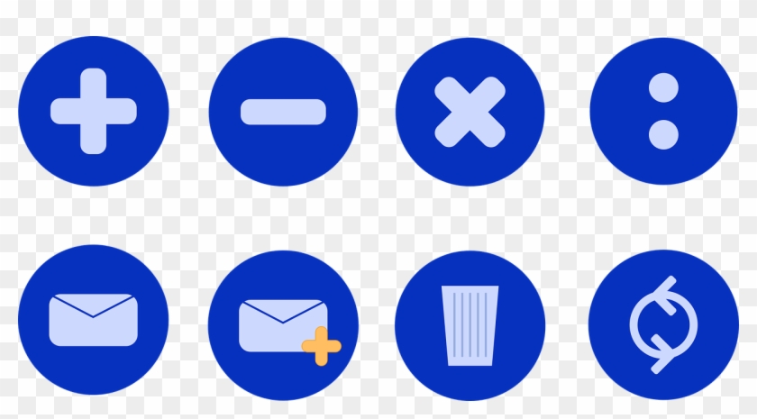 Icons,app,email,touch Screen,free Vector Graphics,free - Circle Clipart