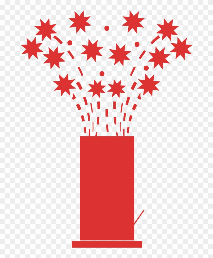 Fountain Fireworks Category Icon - Maple Leaf Clipart #4894083