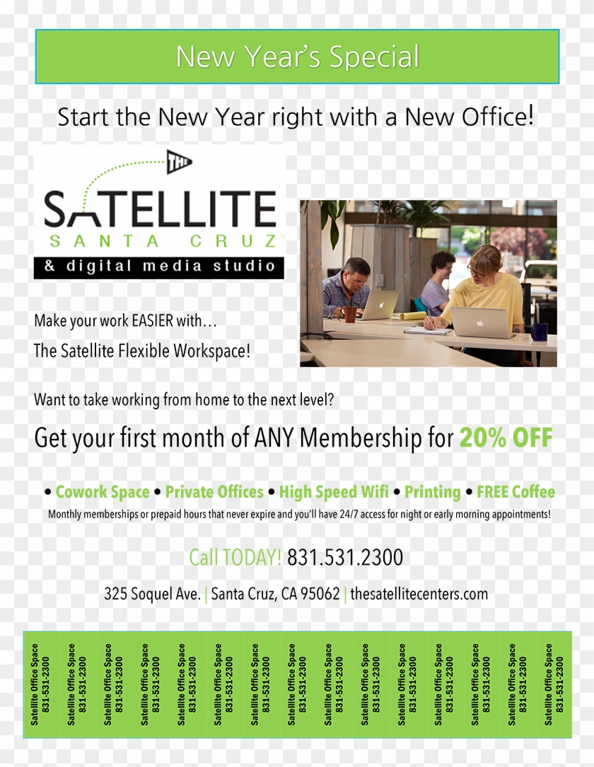 Stop By The Satellite Today For Your Flexible Workspace - Clearwater Paper Clipart #4894331