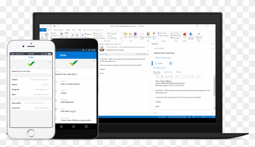 Outlook On Android - Computer Icon Clipart