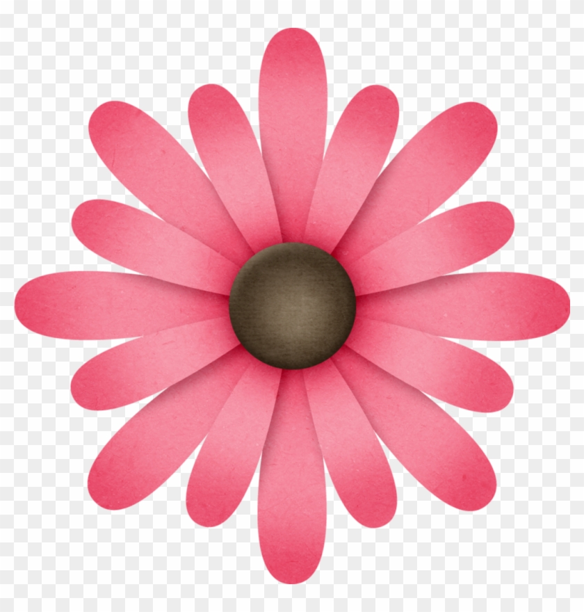 Excelent Pink Flower Clipart Flower Power 14 1024 X - Герб Инта - Png Download #4894993