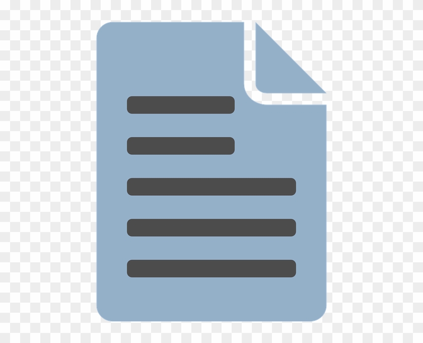 Document Icon Png Vector - Text Icon Small Clipart