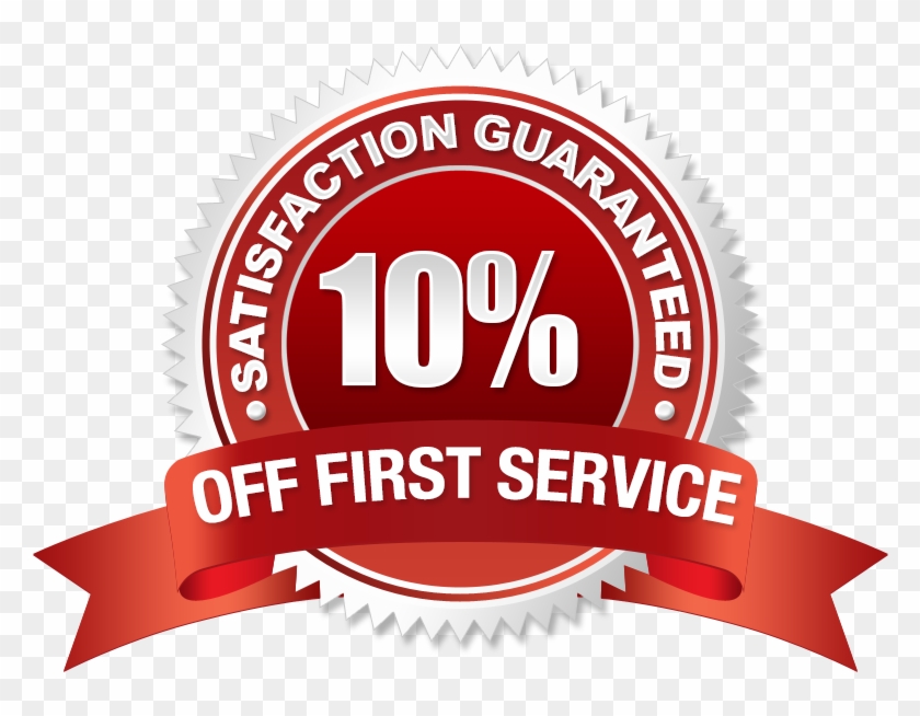 10 Off Guarantee Red Seal - 100 Satisfaction Guarantee Icon Png Clipart